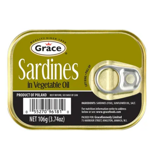 Grace Sardines in Vegetable Oil