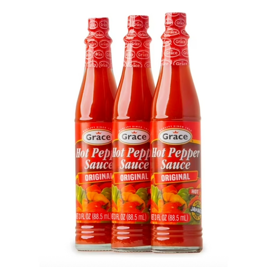 Grace Hot Pepper Sauce Original ( 3 Pack)